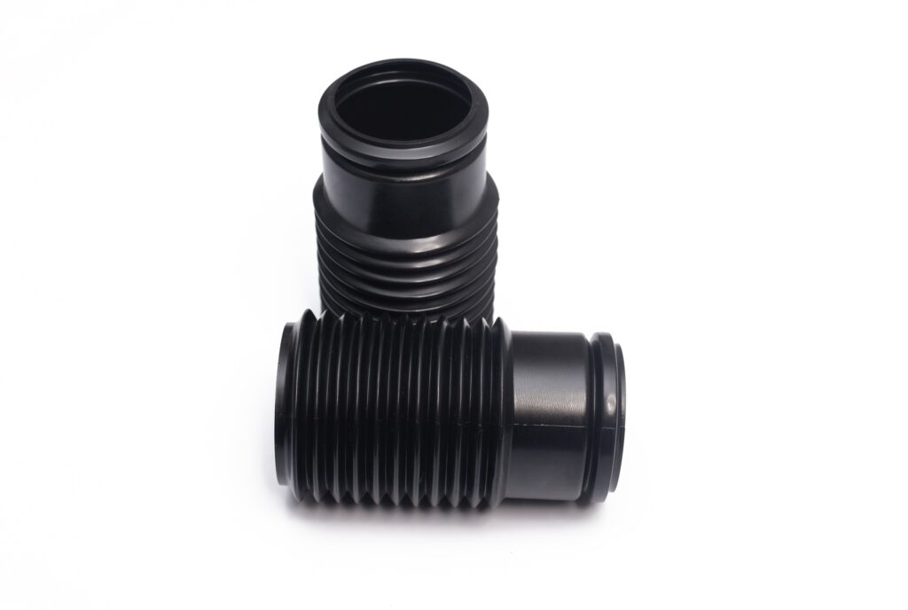 Protective cover for car shock absorbers. on a white background